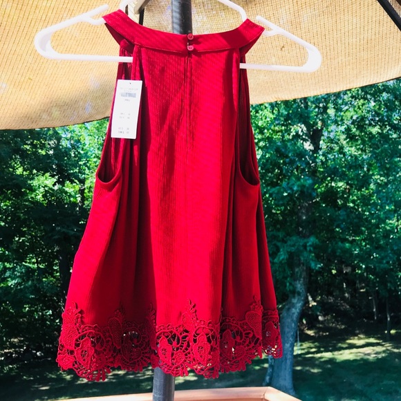 Abercrombie and Fitch red blouse - Picture 2 of 2